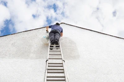 Peinture extérieure à Gauville — façades et ravalement